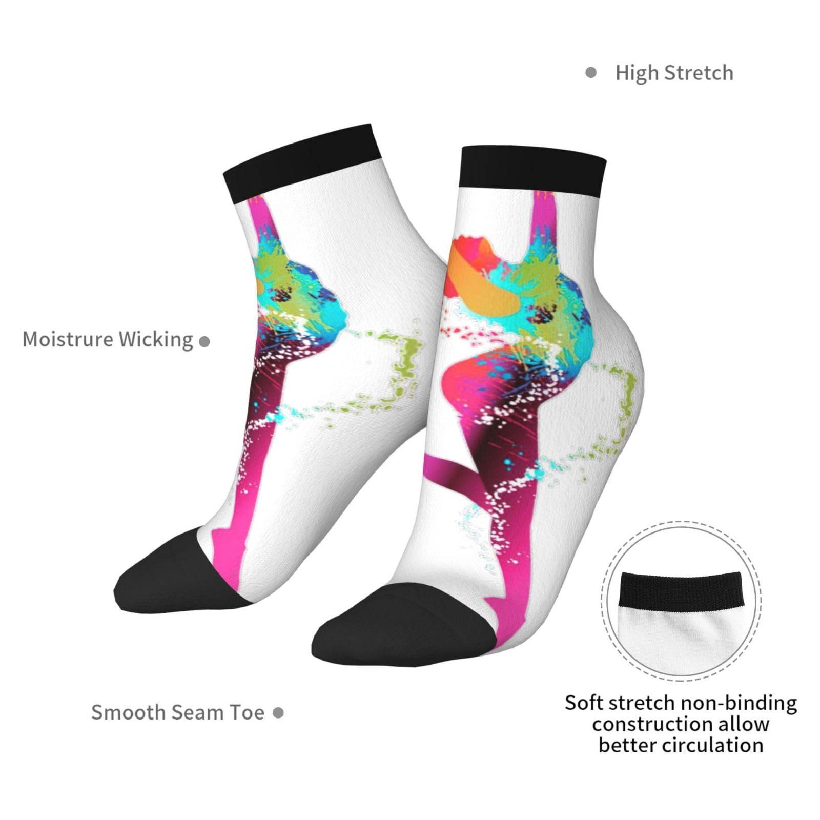 Носки SSIMOO Модные, удобные носки для взрослых, подходят для любого времени года, цвет: Женские, универсальный размер, фото №7