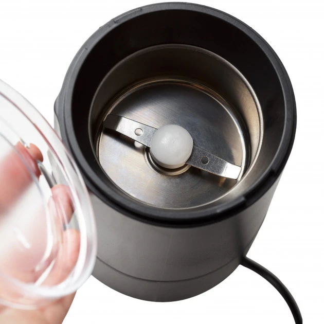 Кофемолка электрическая роторная 300W Rainberg RB-302 Черный, фото №3