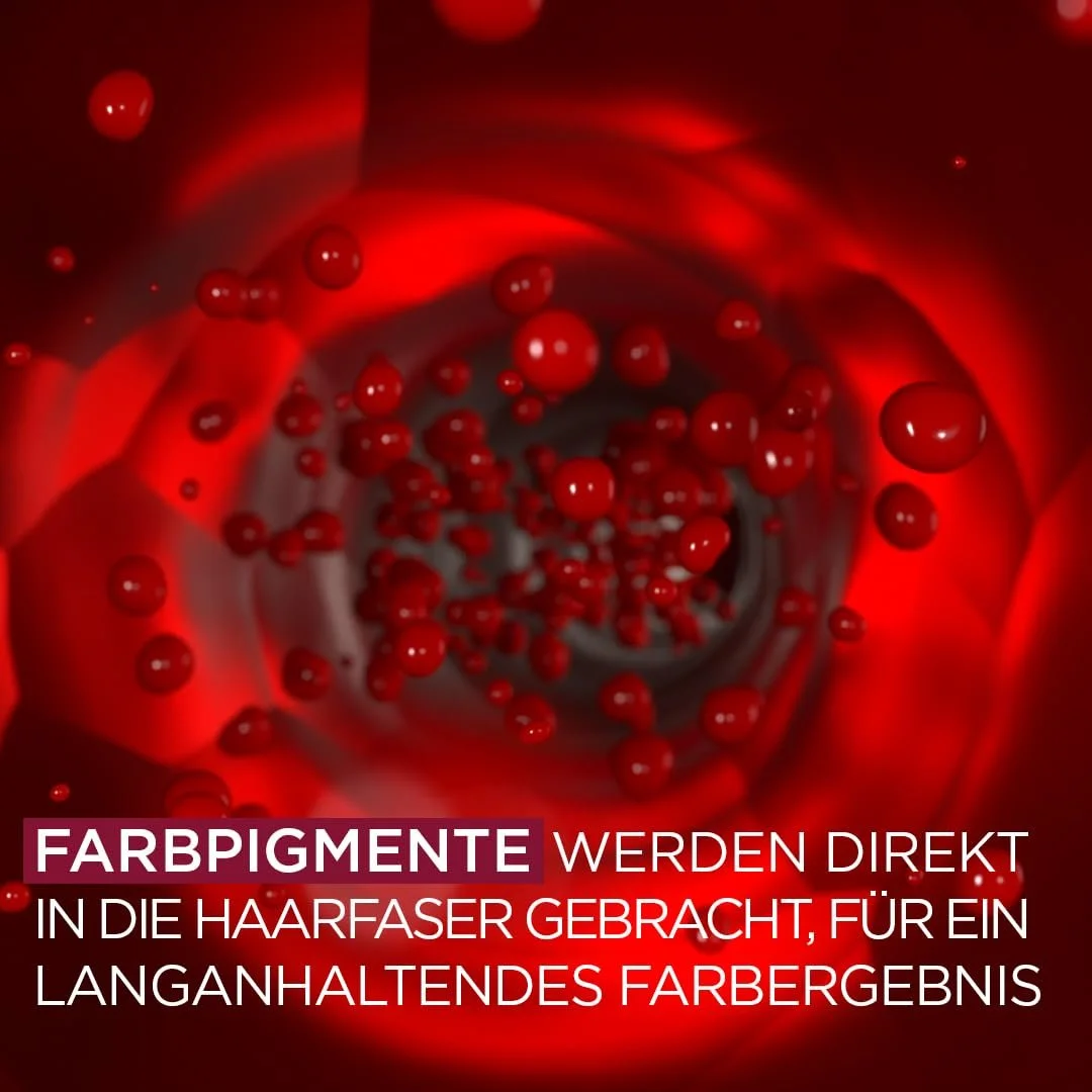 Фарба для волосся Garnier Olia Red Lacquers Стійка 5.52 Shiny Wine Red, 60 г, 54 мл, фото №3 Фарба для волосся Garnier Olia Red Lacquers Стійка 5.52 Shiny Wine Red, 60 г, 54 мл, фото №3