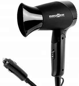 Купить Фен дорожный Brunner Monsun / 12В / 120Вт / Черный - Фото 1 Фен дорожный Brunner Monsun / 12В / 120Вт / Черный - Фото 1
