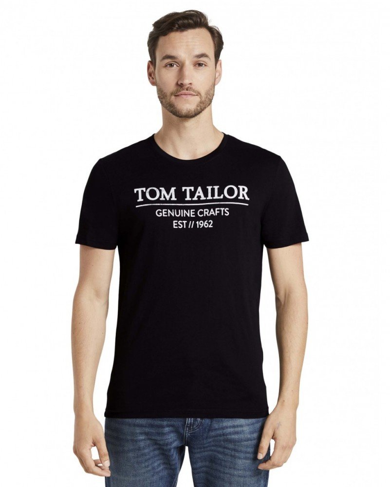 Футболка 1021229-29999 Tom Tailor Чорний 2XL, фото №1
