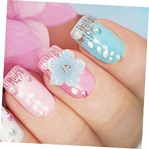 Набір Аксесуарів для нігтів minkissy Тривимірний Квіти Акрилові synthetic.ua - Фото 1