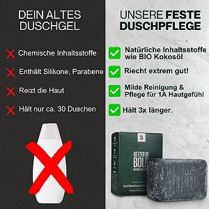 Твердий гель для душу BETTER BE BOLD Organic Coconut Oil & Activated Carbon 110 г ціна на synthetic.ua - Фото 1 Твердий гель для душу BETTER BE BOLD Organic Coconut Oil & Activated Carbon 110 г synthetic.ua - Фото 1