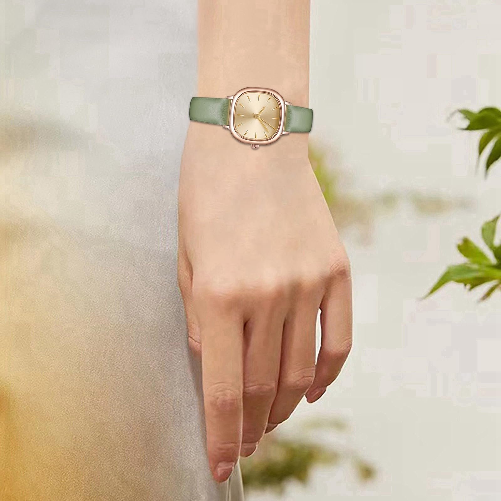 Женские часы Generisch Модные женские часы, красивые и компактные, повседневные и стильные, элегантные женские часы, кожаный ремешок, аналоговый кварц, фото №2 Женские часы Generisch Модные женские часы, красивые и компактные, повседневные и стильные, элегантные женские часы, кожаный ремешок, аналоговый кварц, фото №2