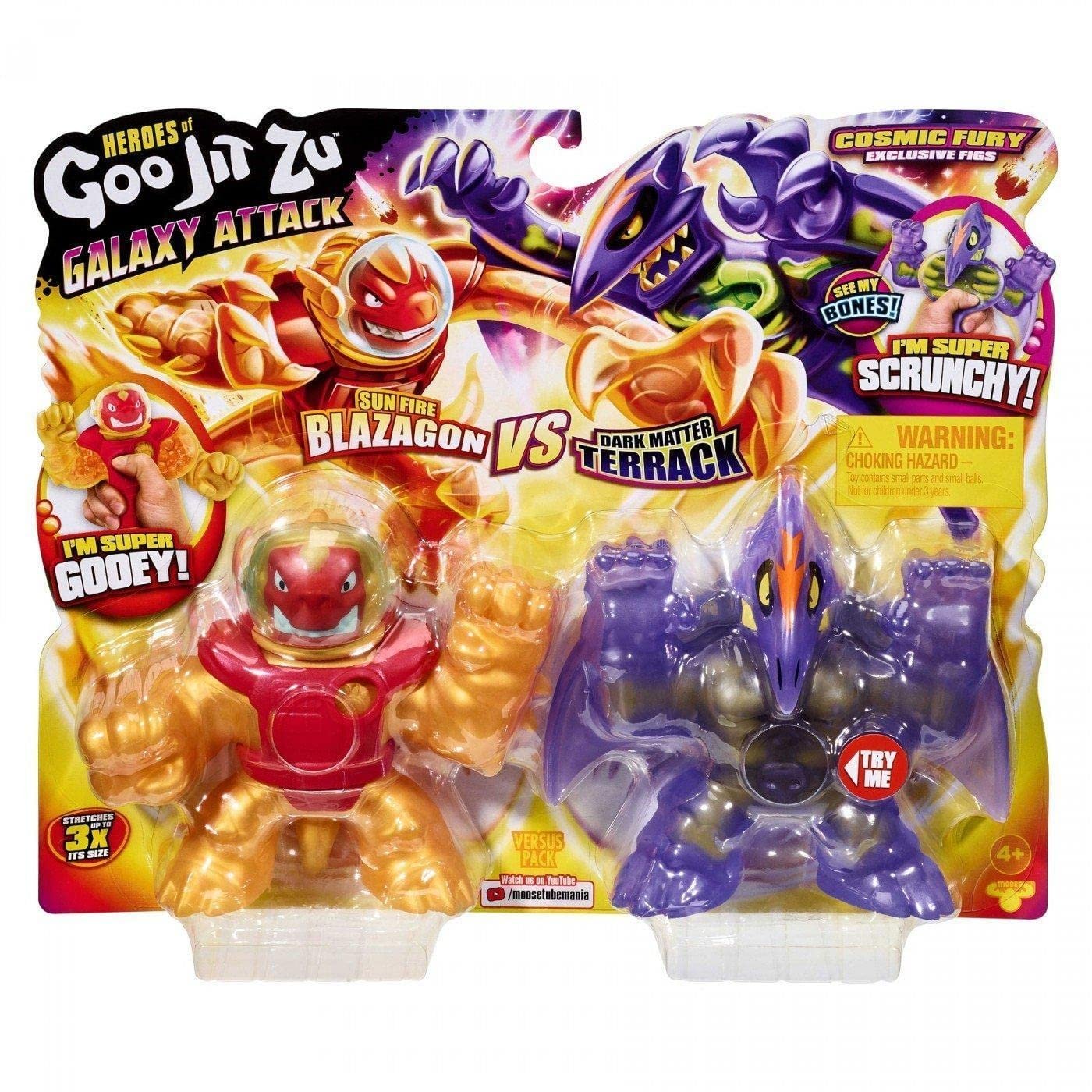 Фігурка Grandi Giochi GOO JIT Zu Alien Attack Double Pack Герої, що розширюються, з різними наповнювачами, фото №1