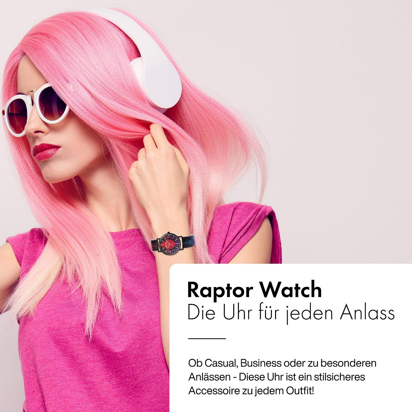 Годинник Raptor Жіночий Кольорова Серія Аналоговий Кварцовий Браслет, фото №5 Годинник Raptor Жіночий Кольорова Серія Аналоговий Кварцовий Браслет, фото №5