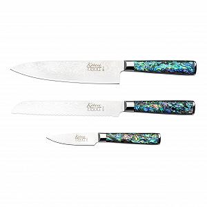 Набор ножей из 3 штук Katana Pearl KP-3167 Saya Katana - Фото 1