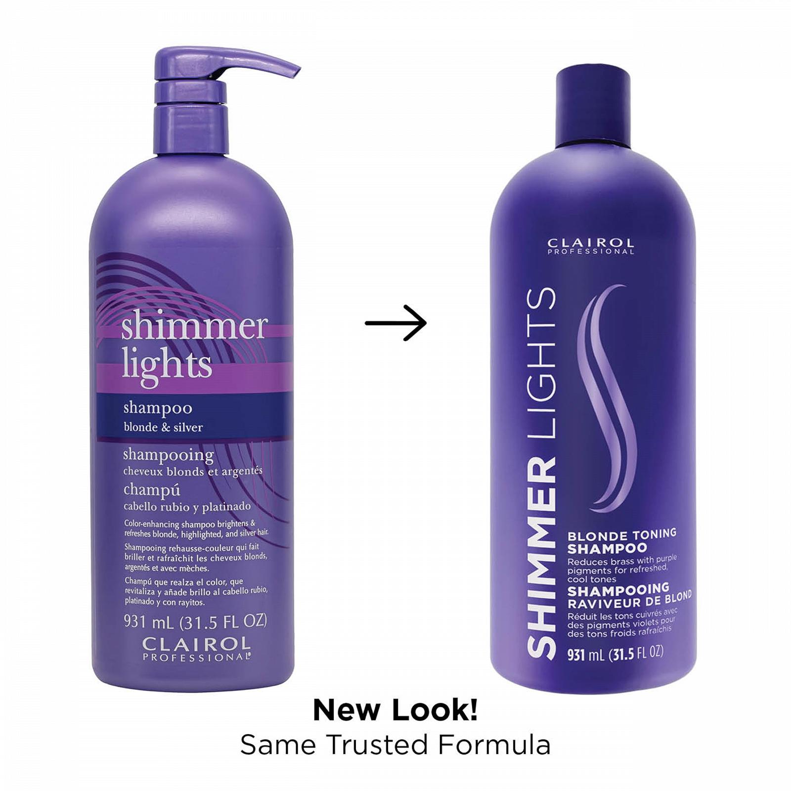 Шампунь Clairol Shimmer Lights для блонд и серебристых волос унисекс 900 мл, фото №3
