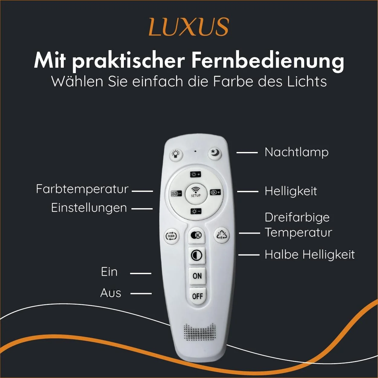 Настільна лампа Luxus Europe Quicksand Moving Sand Art LED Димована Червона, фото №2