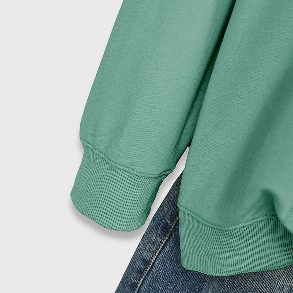 Женский свитшот MLZHAN Boo-Jee Хэллоуин, смешной, розовые привидения, с длинными рукавами, красное сердце, фото №6