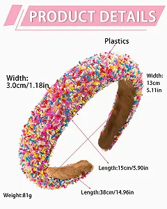 Обруч Широкий Женский Блестящий synthetic.ua - Фото 1