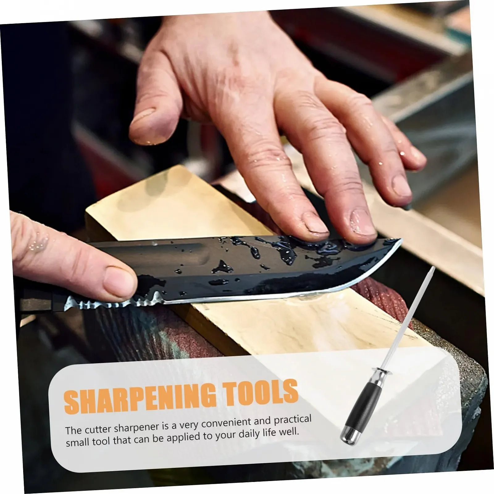 Мусат Ipetboom нержавеющая сталь эргономичная ручка закругленные углы серебристый, фото №9