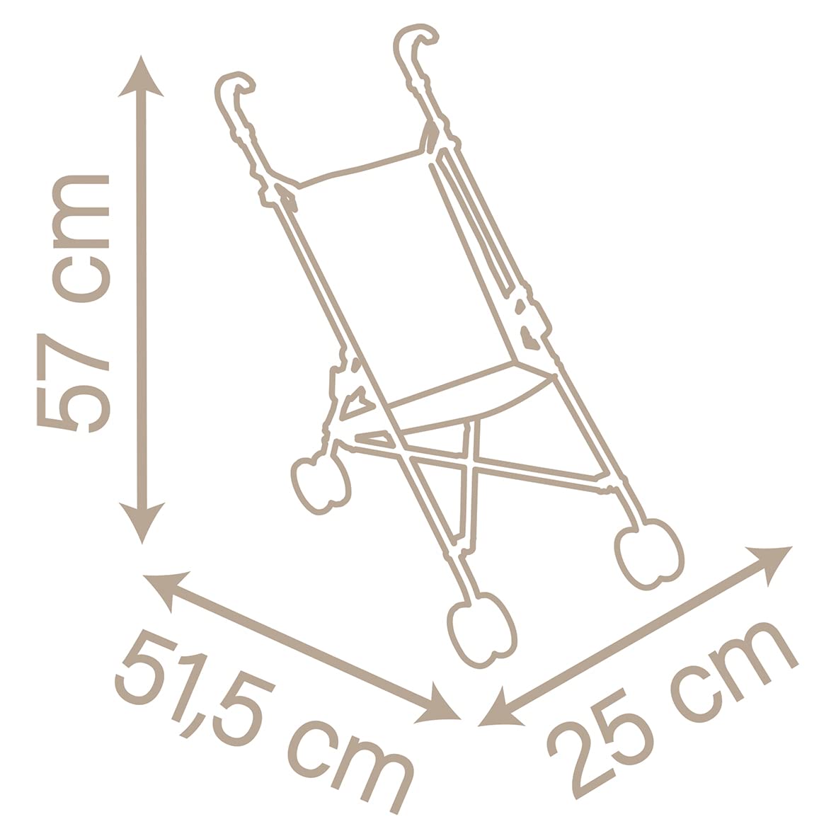 Складний візок Smoby 7-220407 Multi-Colour, фото №5