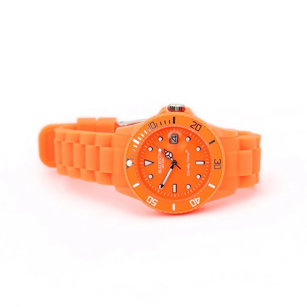 Унисекс часы Madison Classic Quartz с резиновым ремешком U4503-51, фото №2