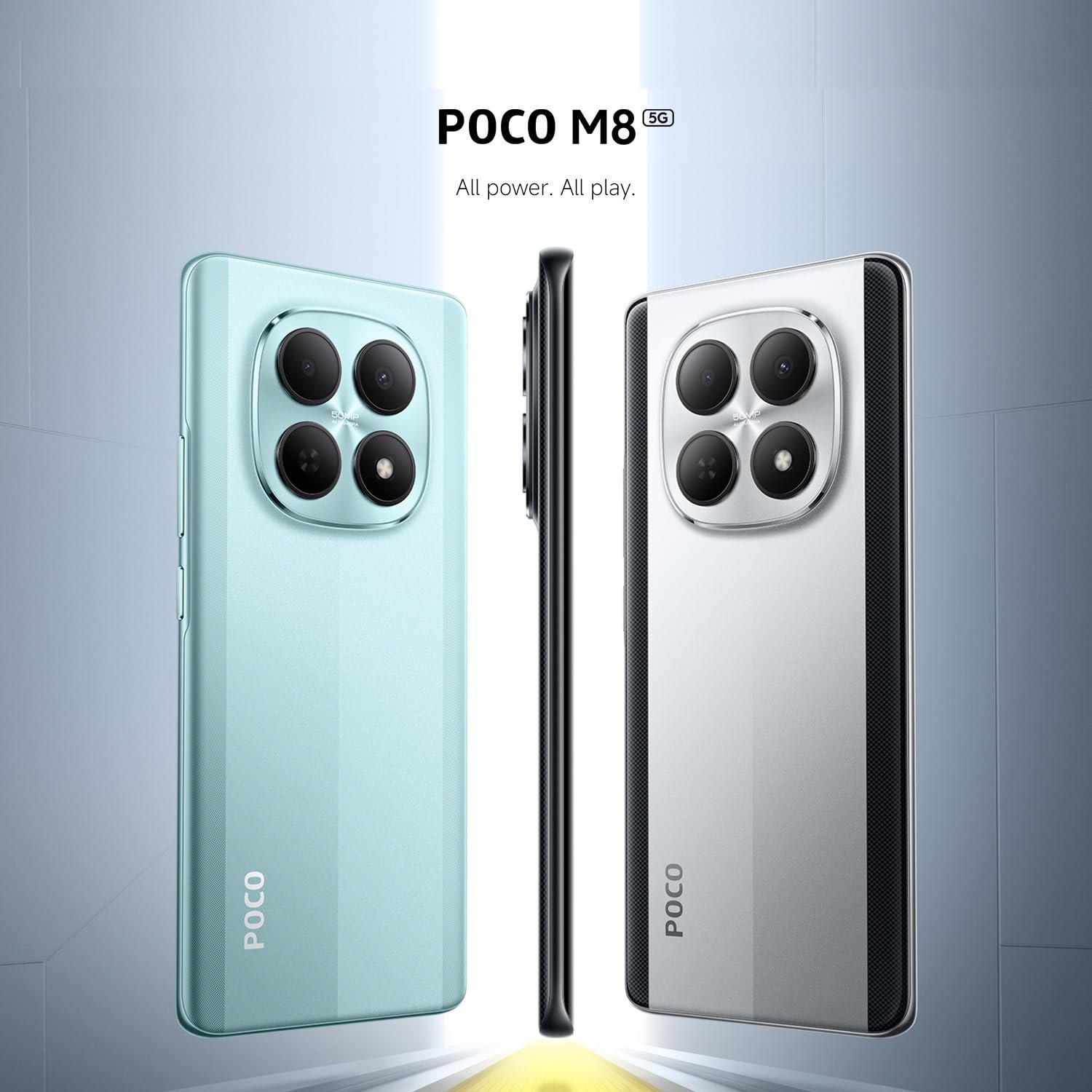 Смартфон XIAOMI Poco M8 5G 8 ГБ + 256 ГБ 6.77" 120 Гц Green, фото №6