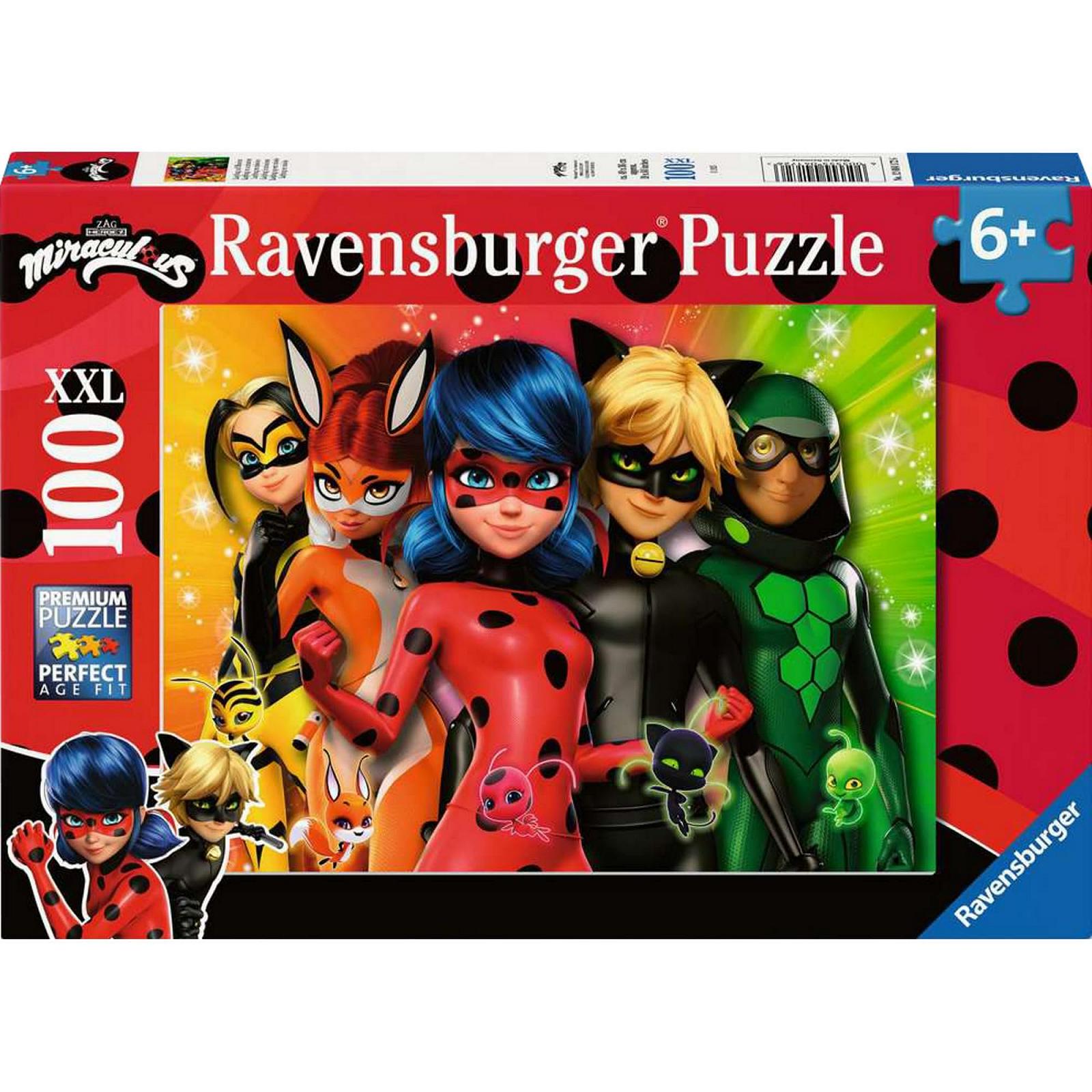 Дитячий пазл Ravensburger Ladybug en Mission 100 XXL елементів, фото №1
