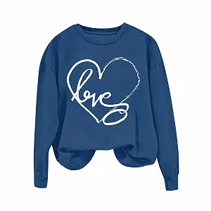 Женский Свитер Gwnauz Сердце Длинный Рукав synthetic.ua - Фото 1