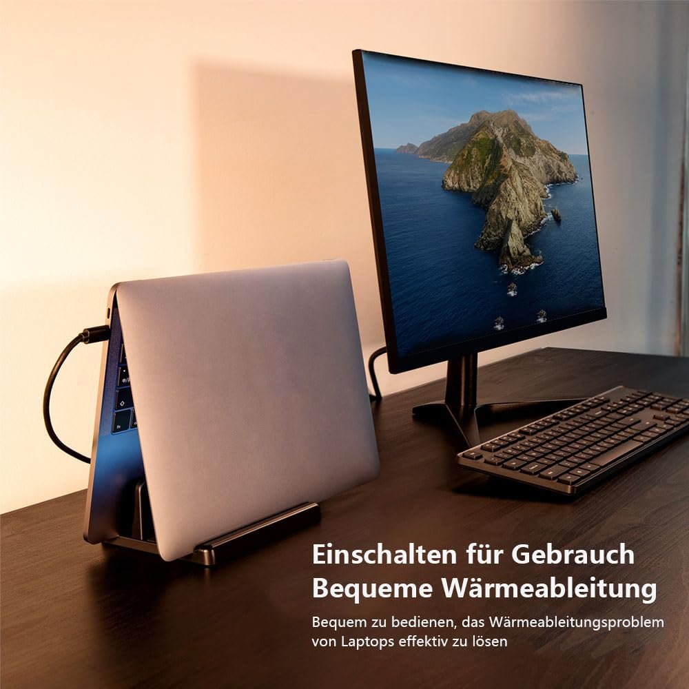 Подставка для ноутбука Space Saving Регулируемая с изолированным основанием, фото №5 Подставка для ноутбука Space Saving Регулируемая с изолированным основанием, фото №5