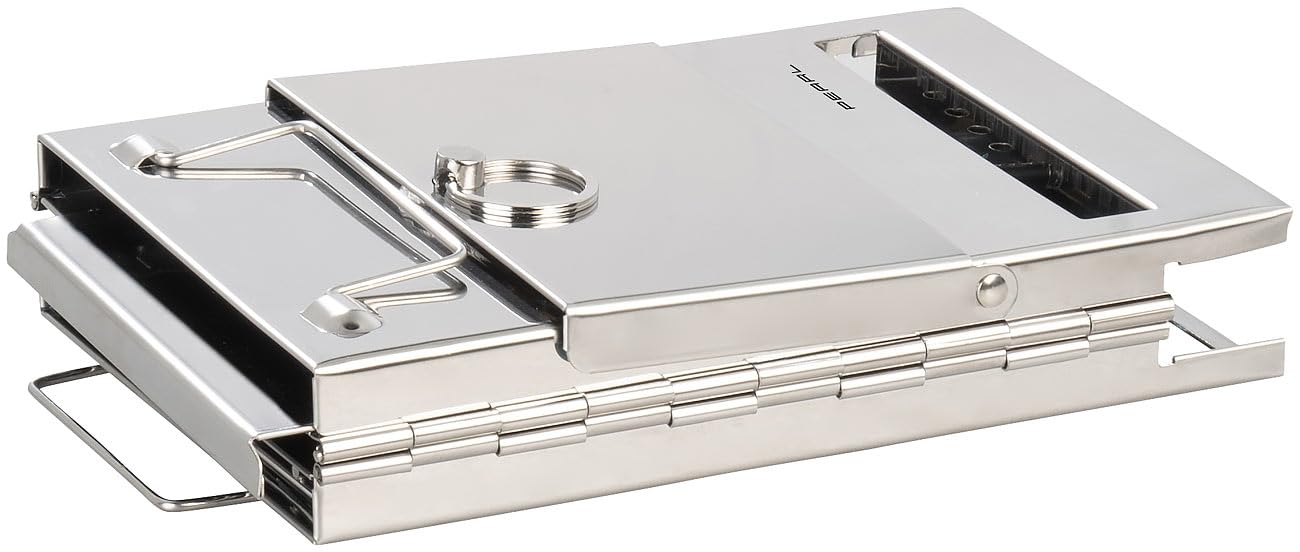 PЕARL Плита 4 нержавіюча сталь (грати для приготування їжі, пічка hoho), фото №6