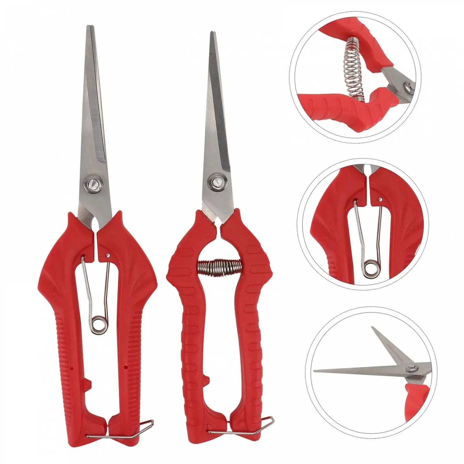 Набір секаторів Happyyami PP Червоний 2 шт, фото №5