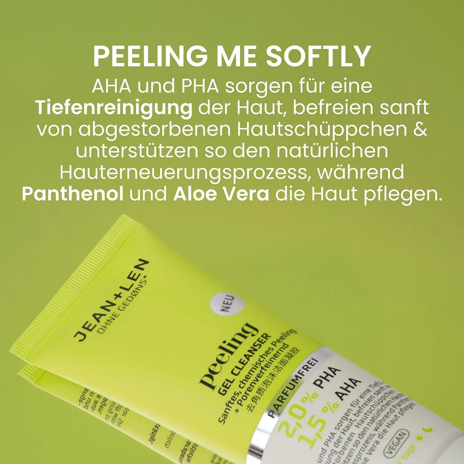 Гель для умывания Jean & Len Exfoliating, для всех типов кожи, мягко освобождает кожу от мертвых клеток, химическое отшелушивание, без запаха, веганский гель для умывания, 125 мл, фото №3 Гель для умывания Jean & Len Exfoliating, для всех типов кожи, мягко освобождает кожу от мертвых клеток, химическое отшелушивание, без запаха, веганский гель для умывания, 125 мл, фото №3