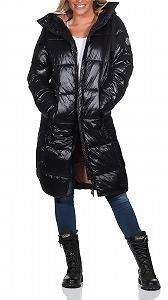 Жіноча Куртка Sublevel LSL-437 стьобаний парка з капюшоном - Фото 1