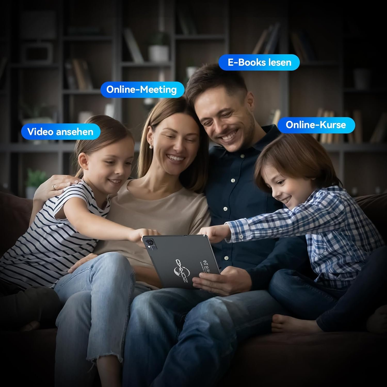 Планшет 11" Full HD ZONKO D126 (8+8)/128Gb 4G 2-SIM 8 ядер Android 14 8000 mAh Сірий, фото №8