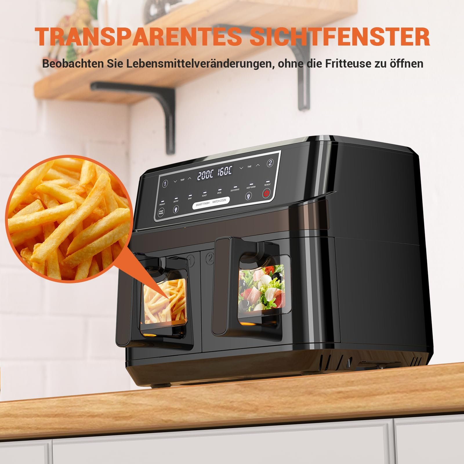 Мультипечь Blaze 3000 Series Две камеры 10 л 8-в-1 Сенсорный экран Нержавеющая сталь, фото №7