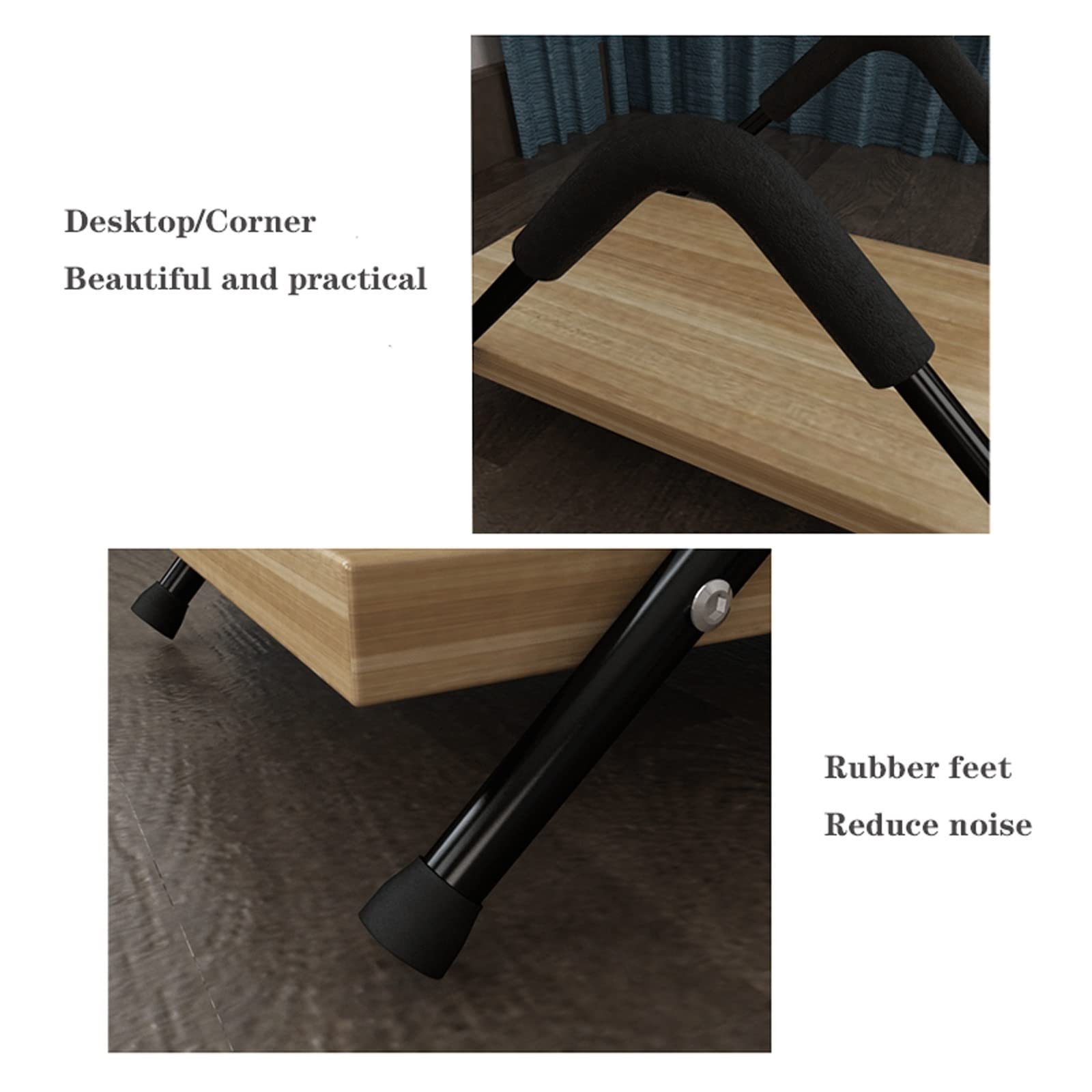 Подставка для ноутбука Поддержка настольного компьютера Подставка для корпуса ПК Бытовая полка для хранения Подставка для компьютерного процессора Tower с боковым металлическим кронштейном (A), фото №3