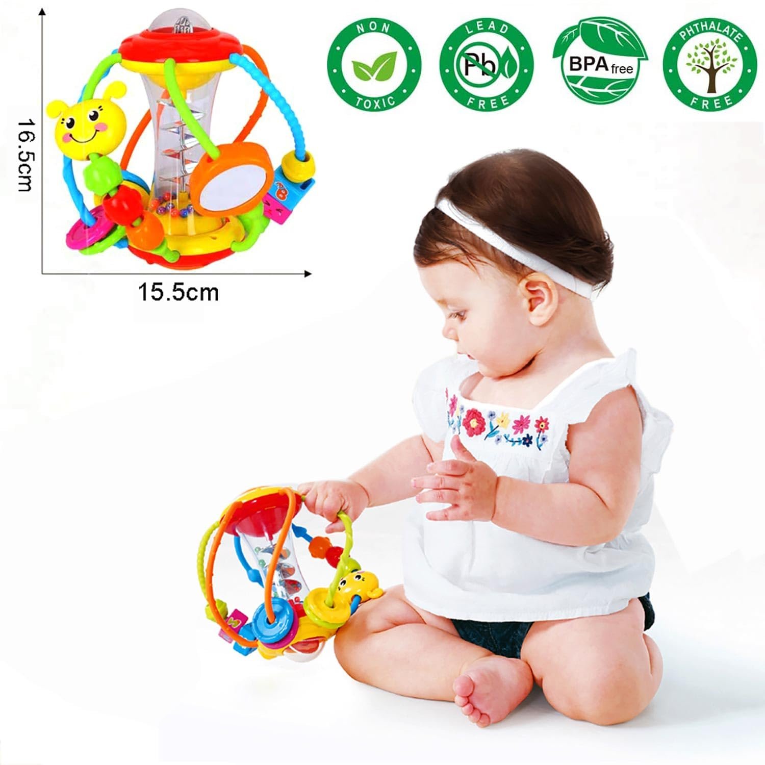 Брязкальце HOLA Іграшка для малюків 6 місяців, фото №6 Брязкальце HOLA Іграшка для малюків 6 місяців, фото №6