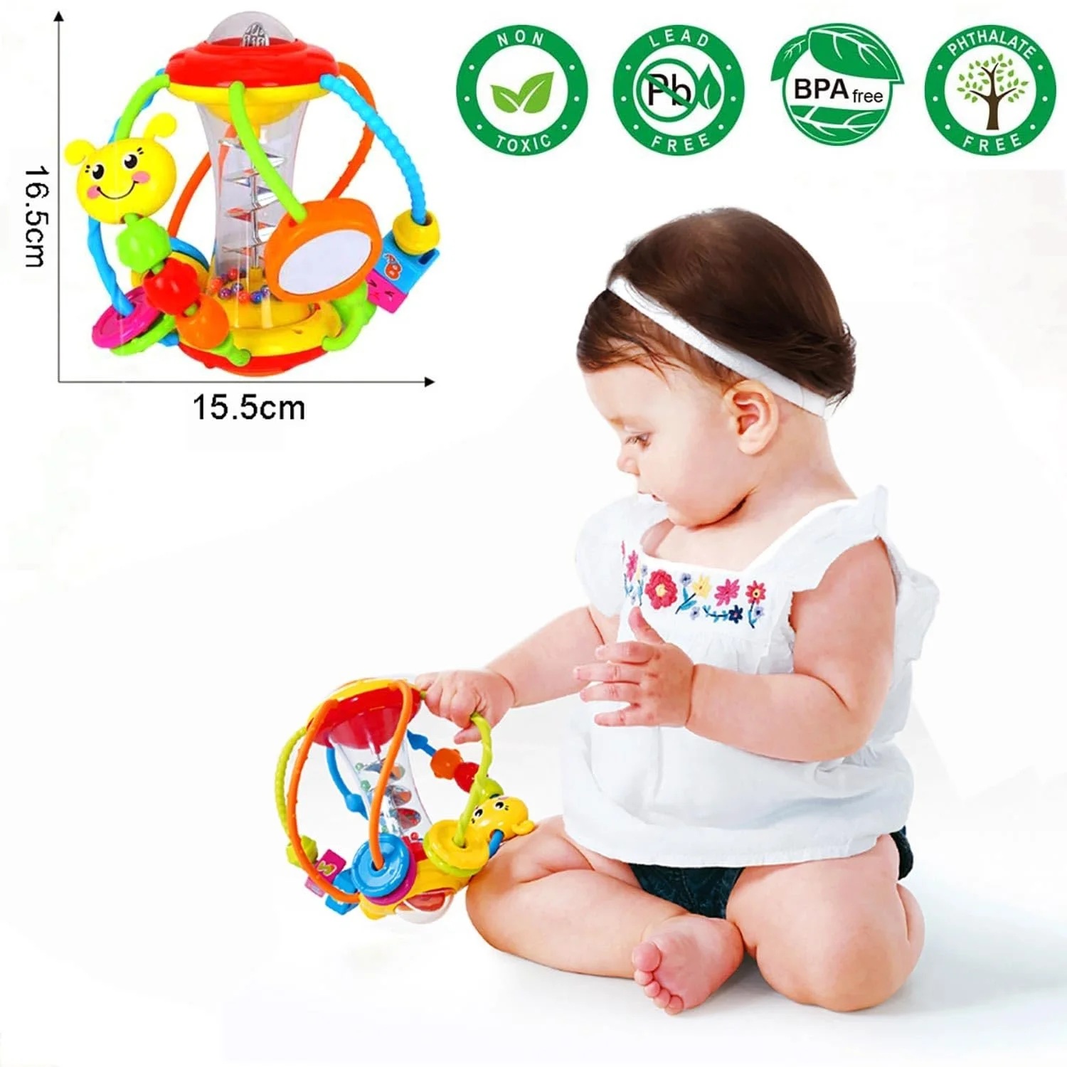 Погремушка HOLA Детская игрушка 6 месяцев, фото №6 Погремушка HOLA Детская игрушка 6 месяцев, фото №6