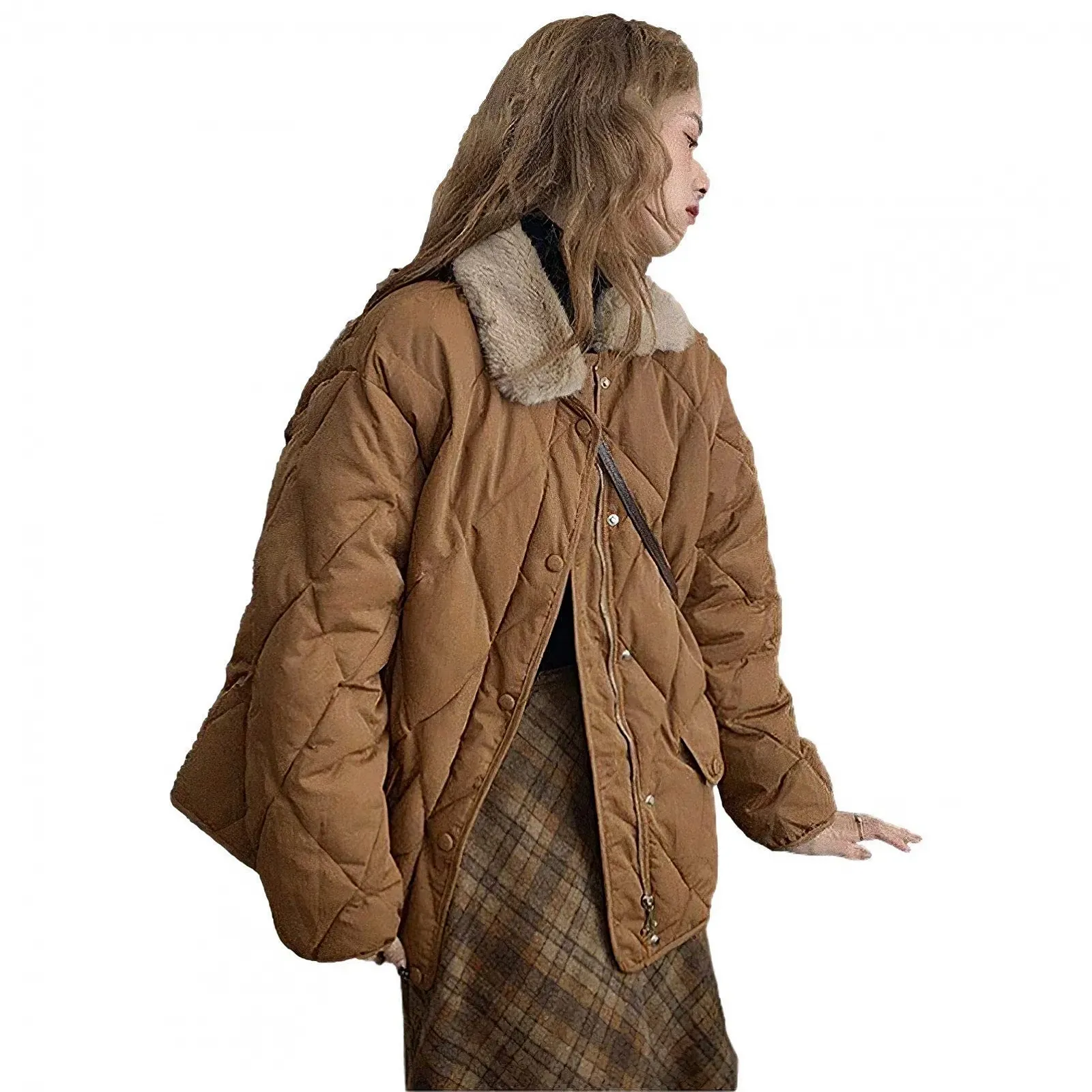 Куртка стеганая AROMM Легкая с длинными рукавами на молнии, фото №3