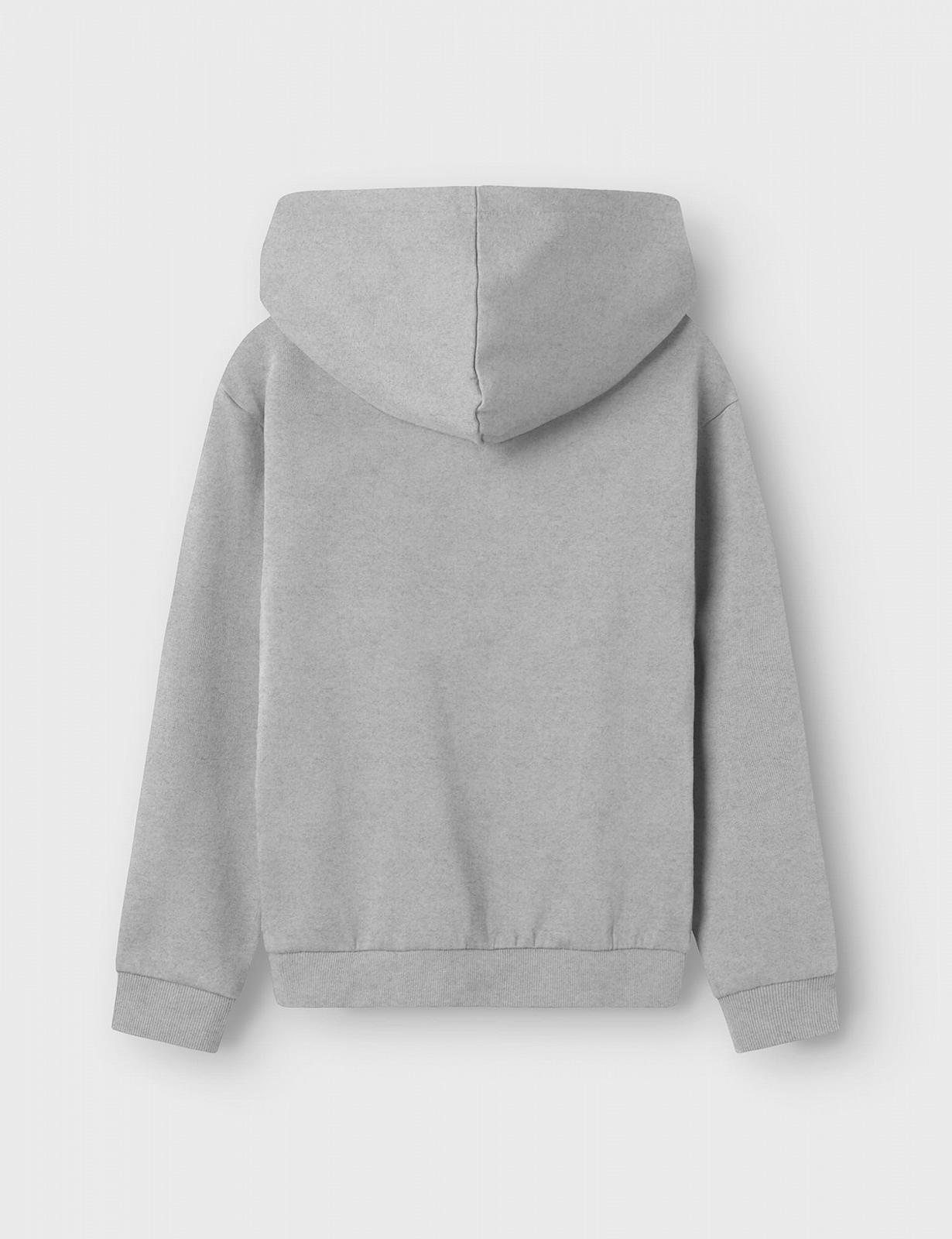 Толстовка NAME IT Nkmnewi LS Nreg Sweat Wh Bru для мальчиков, фото №2