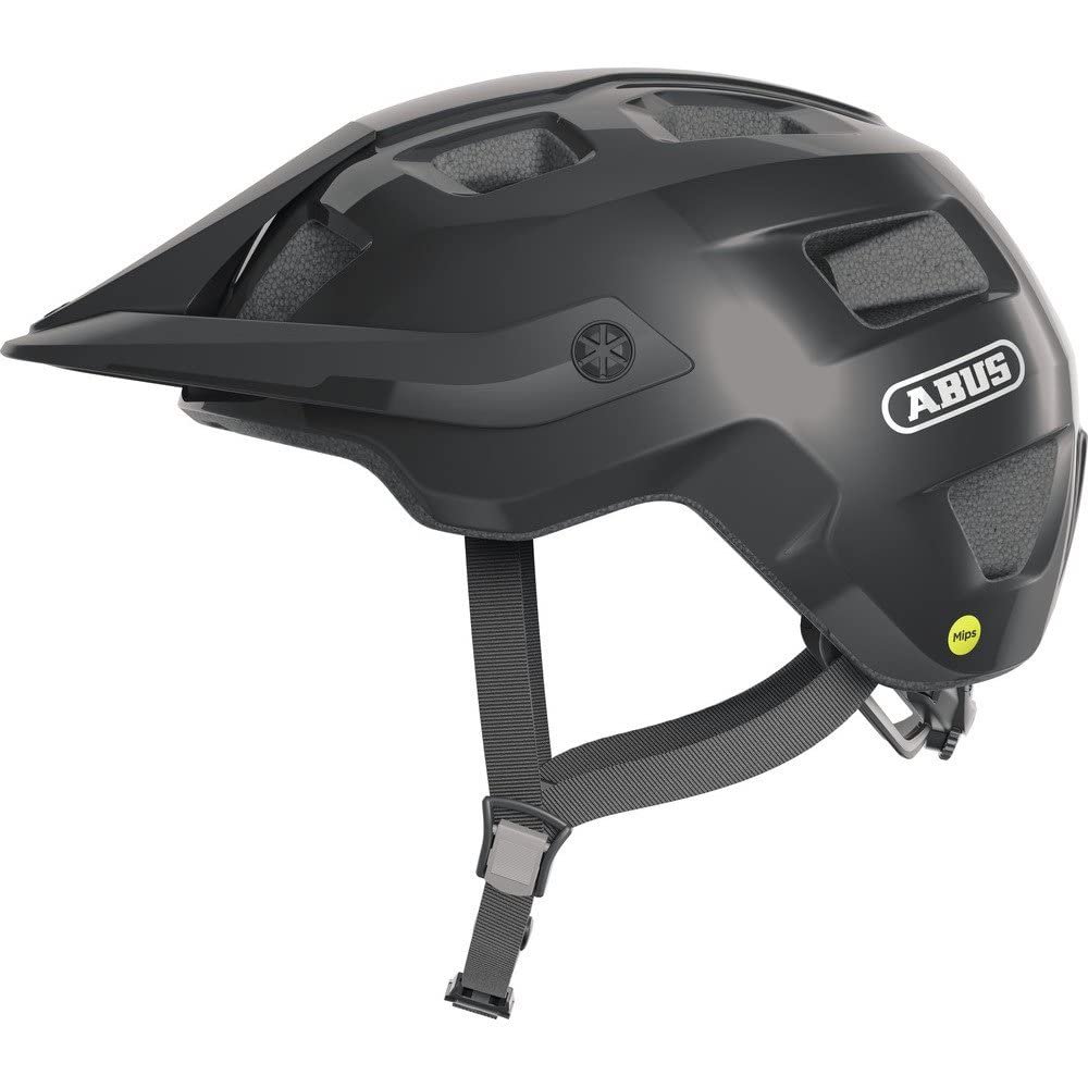 Шлем ABUS MoTrip MTB - Прочный велосипедный шлем с регулируемым по высоте козырьком для горных велосипедистов - Индивидуальная посадка - Унисекс, фото №1
