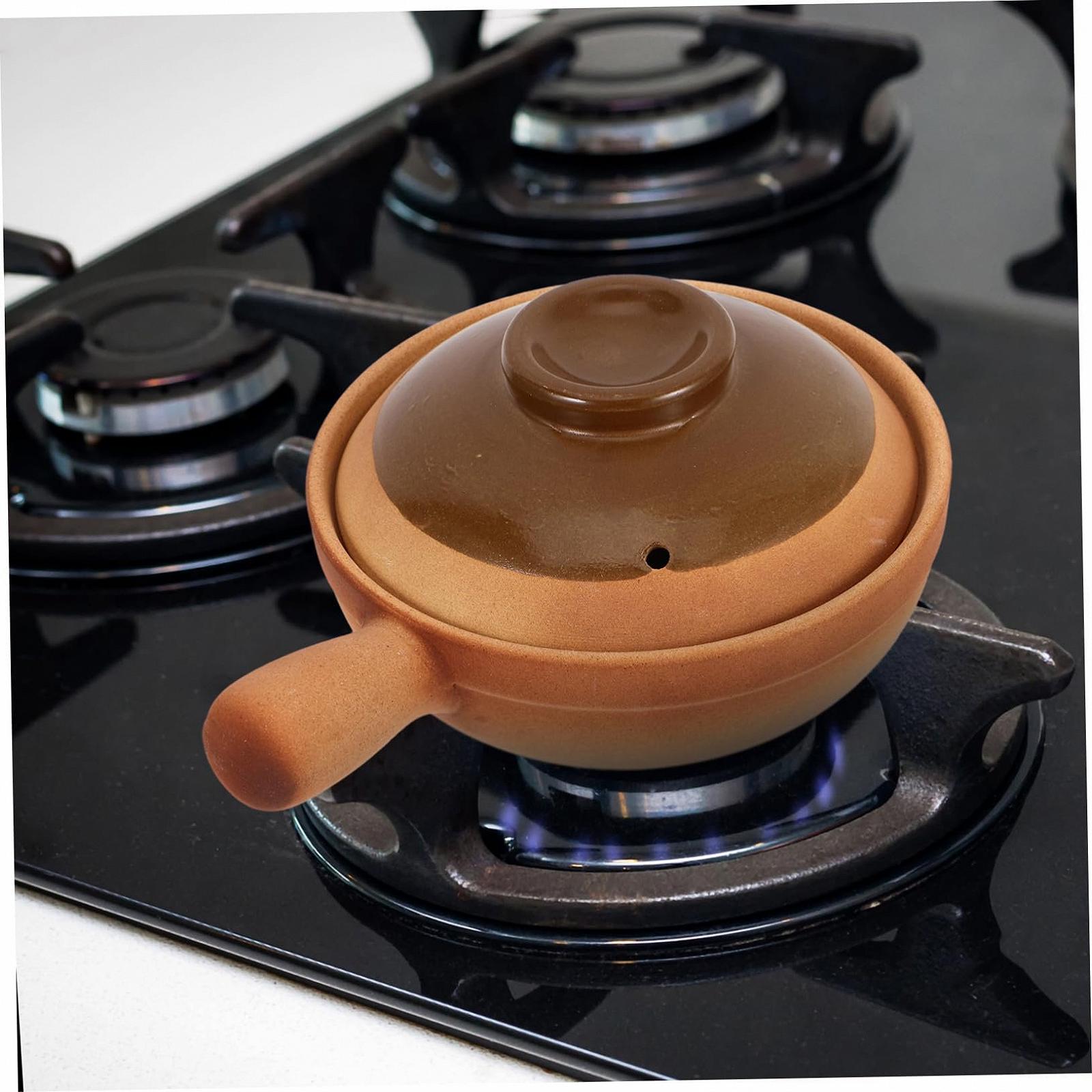 Кастрюля VALICLUD китайская керамическая с крышкой 850 мл, фото №4