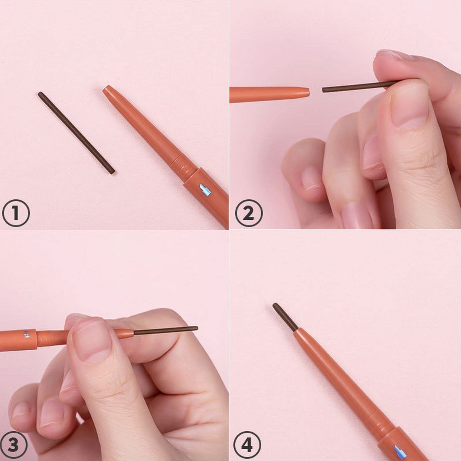 Олівець для брів Test Extrem feiner Augenbrauenstift Rotation Double Heads Водостійкий D Один розмір, фото №4 Олівець для брів Test Extrem feiner Augenbrauenstift Rotation Double Heads Водостійкий D Один розмір, фото №4