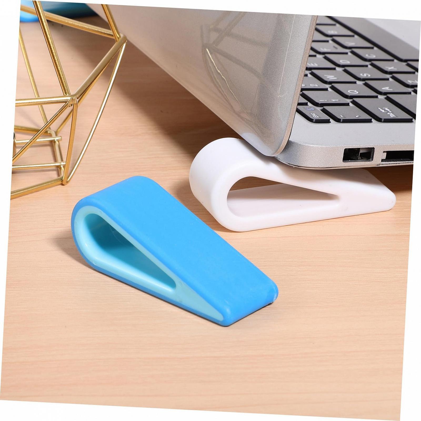 Підставка для ноутбука з міцного пластику, 4 шт., ергономічна, фото №8 Підставка для ноутбука з міцного пластику, 4 шт., ергономічна, фото №8