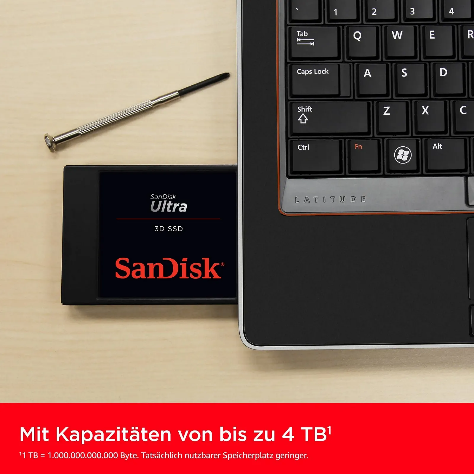 Внутренний SSD SanDisk Ultra 3D 4TB 2.5 дюйма Черный, фото №6