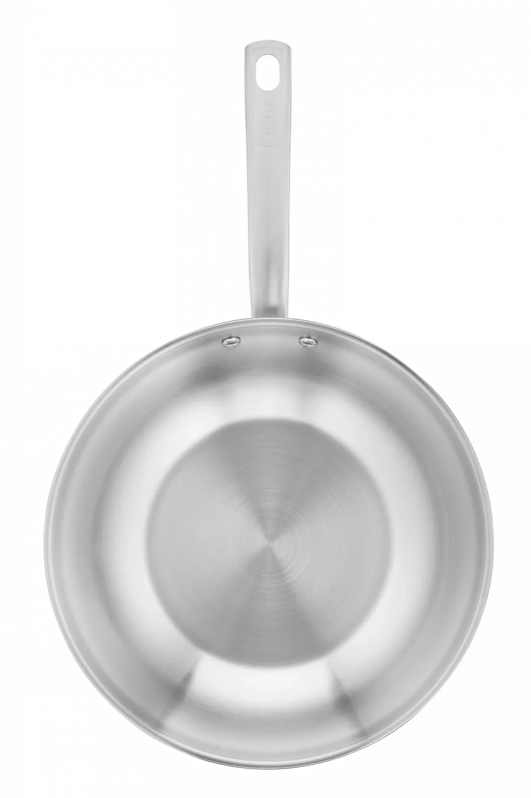 Сковорідка-Wok Tefal Virtuoso 28 см, високоякісна нержавіюча сталь, без покриття, матова поверхня, підходить для індукційних плит, можна використовувати в духовці до 2500C, нержавіюча сталь, фото №3