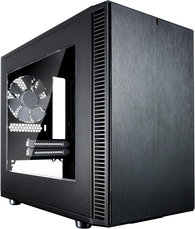 Корпус Fractal Design Define Nano S / Без БЖ / Чорний, фото №1 Корпус Fractal Design Define Nano S / Без БЖ / Чорний, фото №1