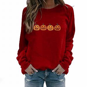 Женский свитшот Generisch Oversized с блестками, принтом букв, длинный теплый, свободного кроя, куртка, цветные блоки, костюм на Хэллоуин, страшный худи вампира - Фото 1