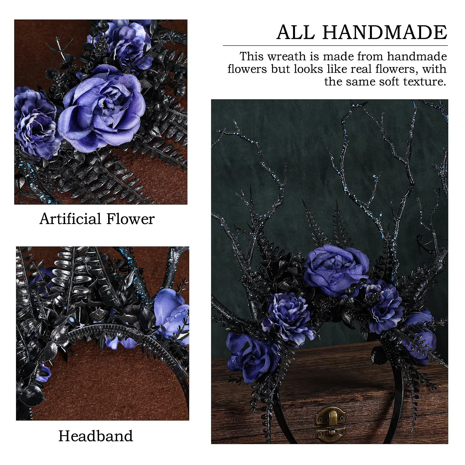 Обруч на голову MOSTORY Antler Branch для жінок, фото №5