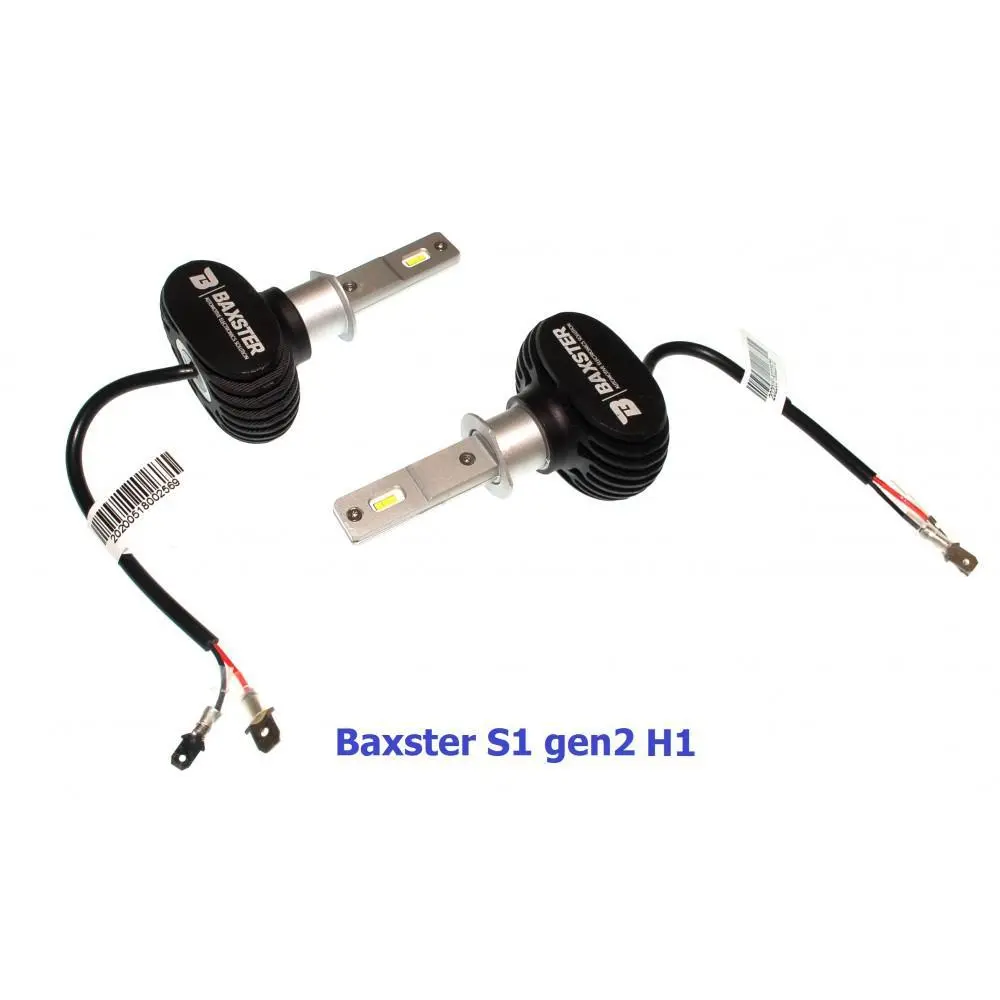 Світлодіодні лампи Baxster S1 gen2 H1 5000K пара, фото №1 Світлодіодні лампи Baxster S1 gen2 H1 5000K пара, фото №1