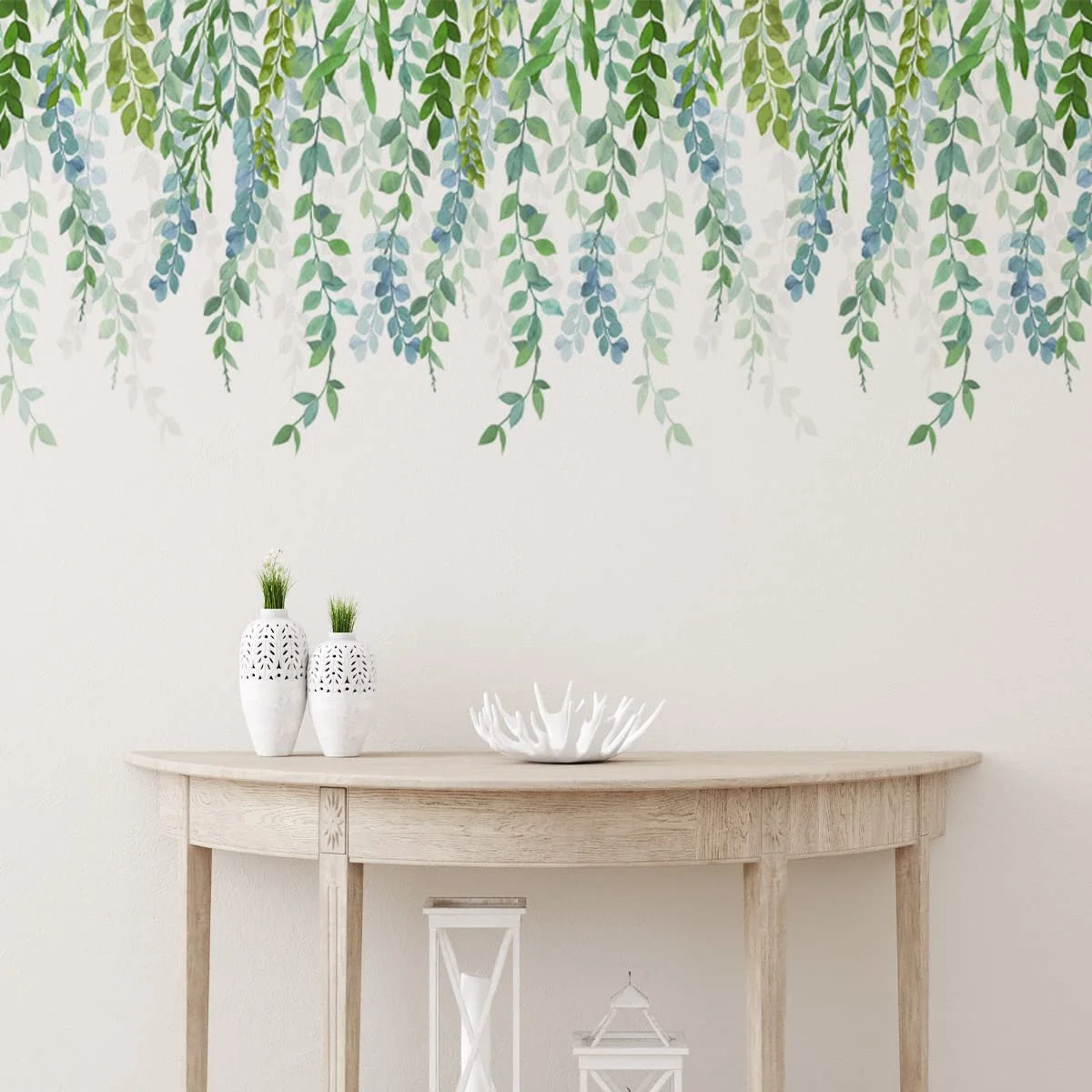 Наклейка для стін Hanging Vine Green Plants Vine Leaves ПВХ, фото №6