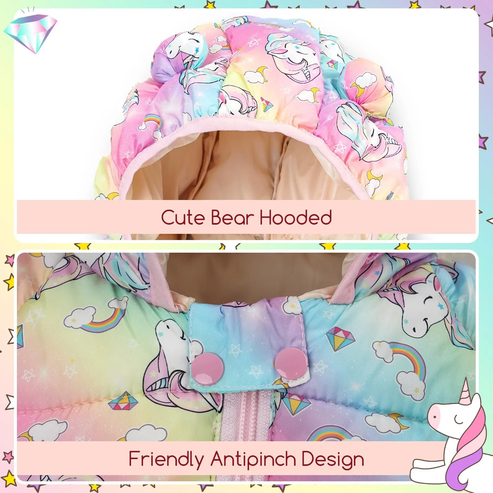 Зимнее детское пальто с капюшоном, детская куртка, легкая куртка с длинными рукавами, фото №2 Зимнее детское пальто с капюшоном, детская куртка, легкая куртка с длинными рукавами, фото №2