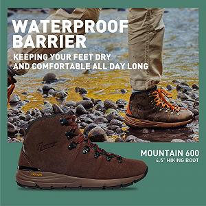 Черевики Danner Mountain 600 4.5-inch Коричневий/Червоний synthetic.ua - Фото 1