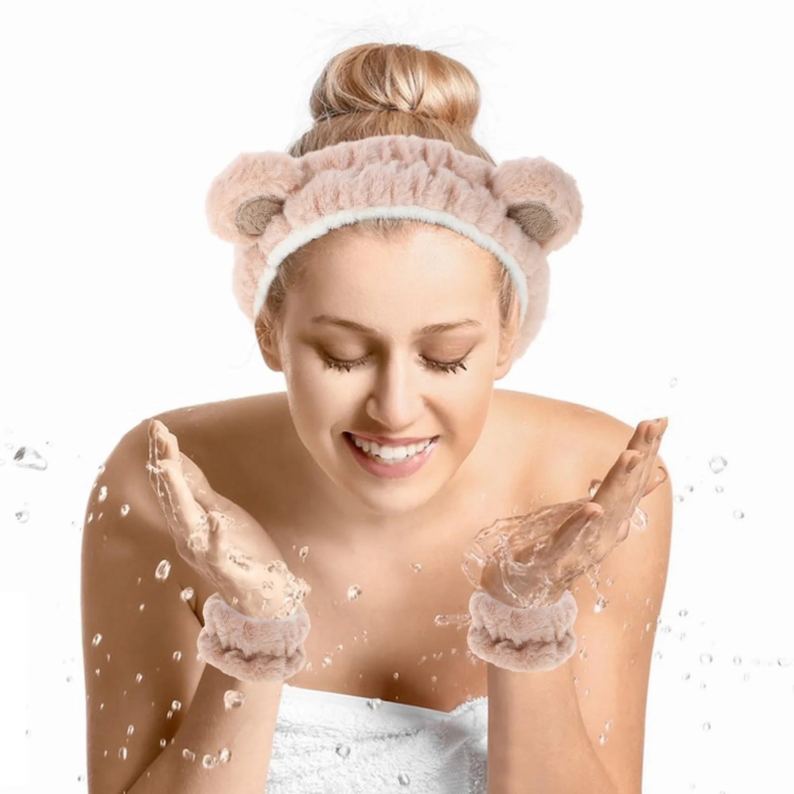 Пов'язка для волосся Косметична для макіяжу та вмивання, фото №3