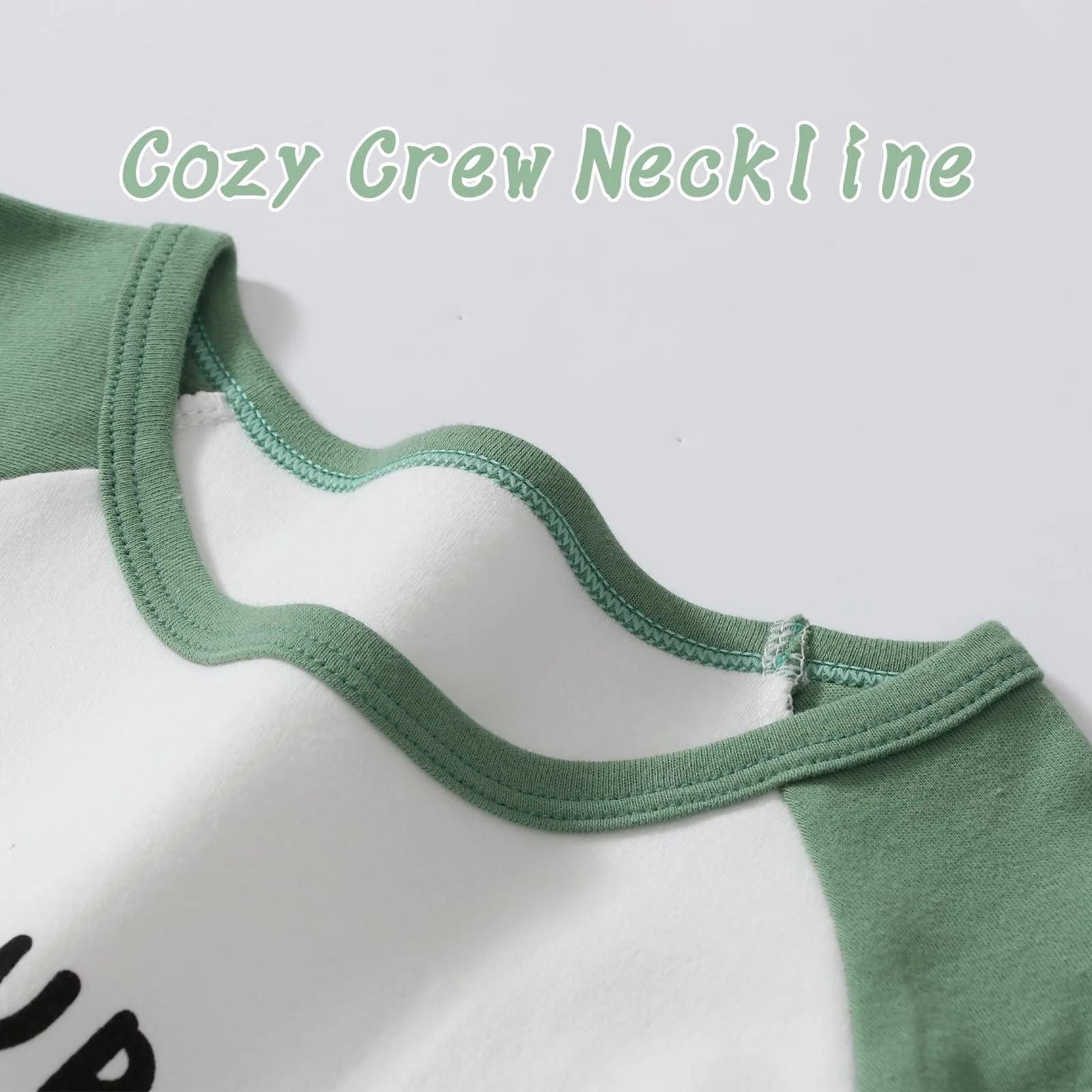 Комплект пижамы YANWANG для мальчиков, 100% хлопок, с длинными рукавами, динозавр, фото №2