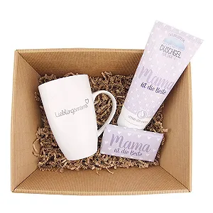 Набір подарунковий: Чашка, Гель для душу 200 мл, Шоколад 40 г - Фото 1