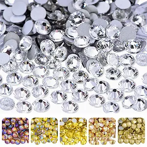 Стразы Стеклянные Топаз, Кристалл SS6, SS30, 288 шт - Фото 1